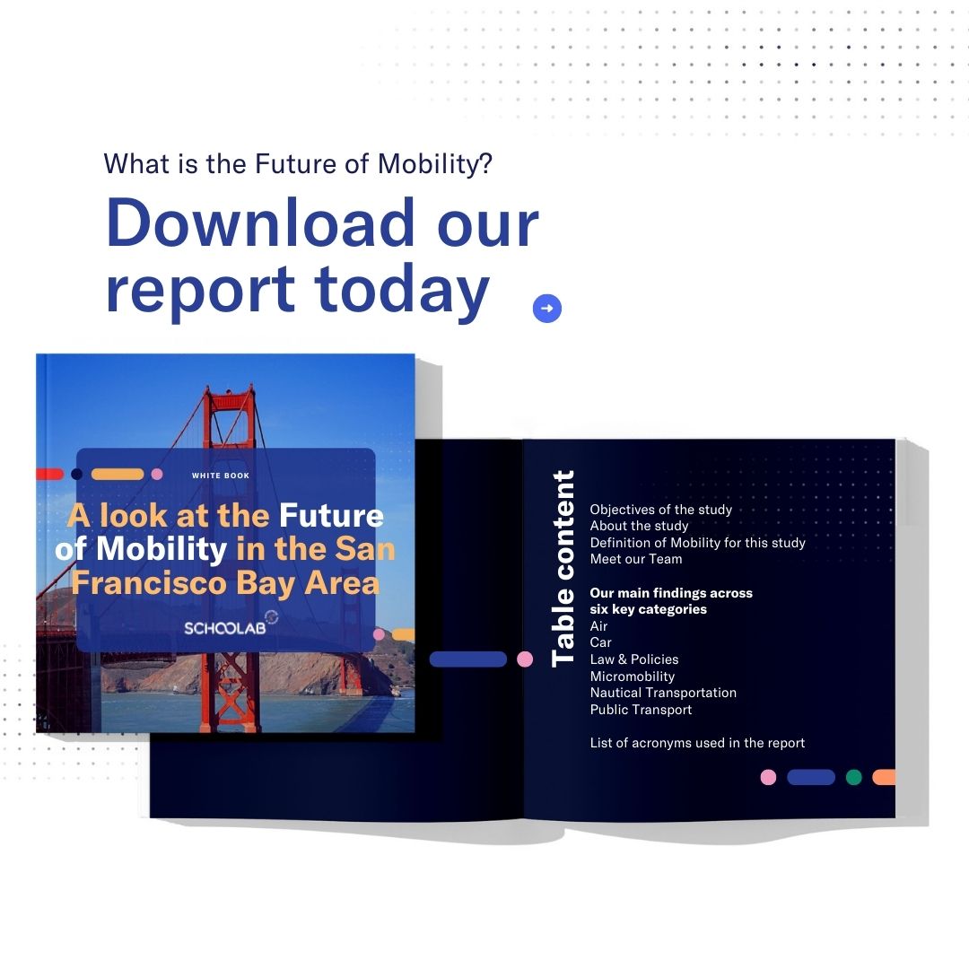 A preview of Schoolab's Report on the Future of Mobility in the San Francisco Bay Area